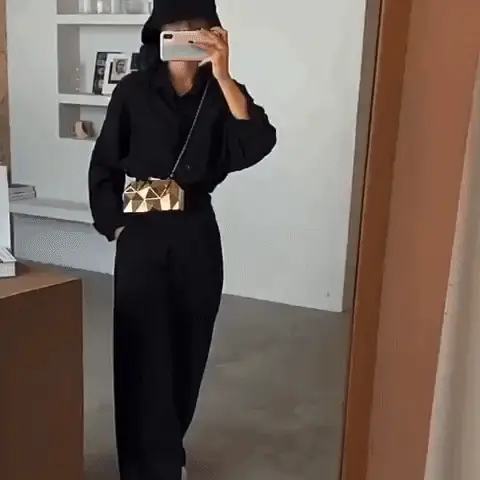 *BOLSO ACRILYC GEOMETRIC DORADO